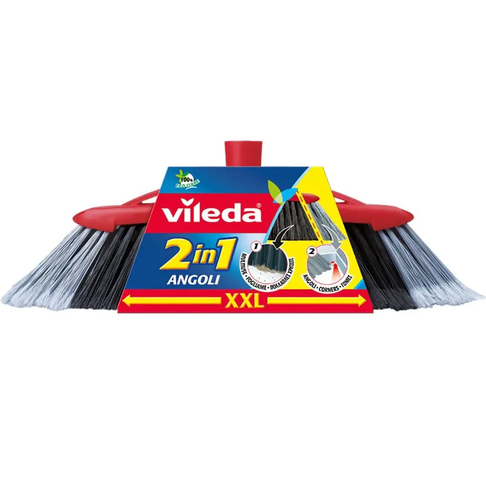 VILEDA SCOPA 2 IN 1 DOPPIO ANGOLO                           