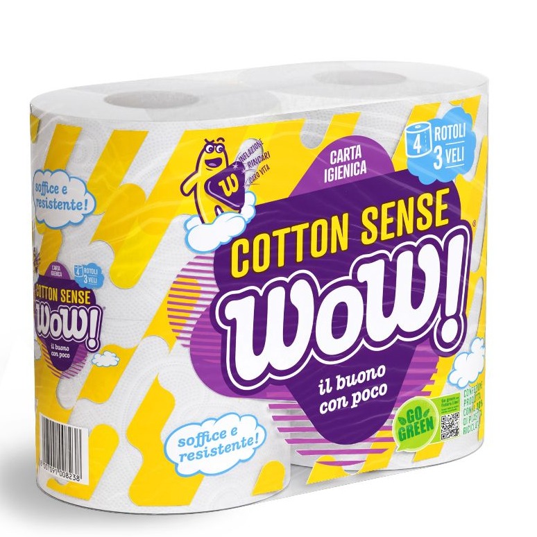 WOW IG. 4ROT. 3V COTTON SENSE PROMO