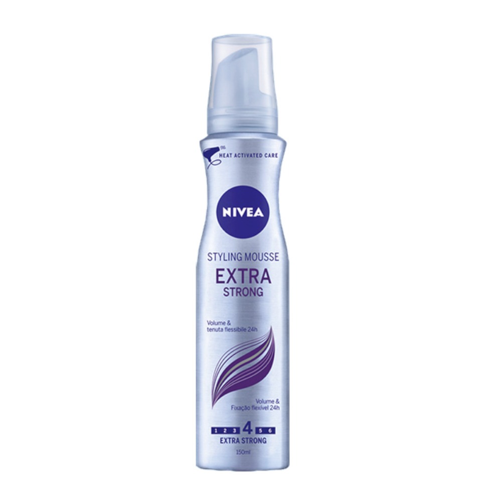 NIVEA MOUSSE 150ML. EXTRA STRONG VOLUME