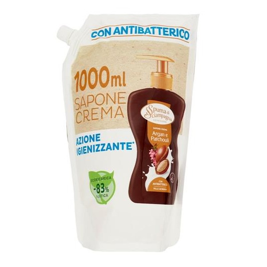 SPUMA DI SC. SAP.LIQ. RIC. 1000ML. ARGAN PROMO