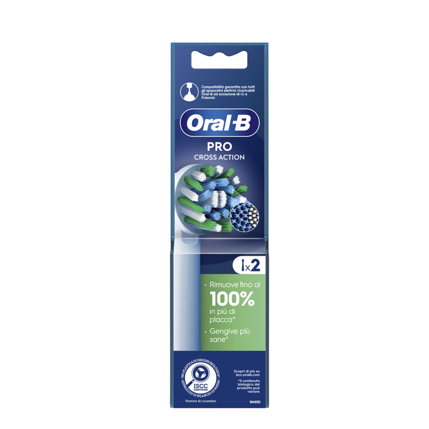 ORAL B RIC. 2PZ. PRO CROSS ACTION