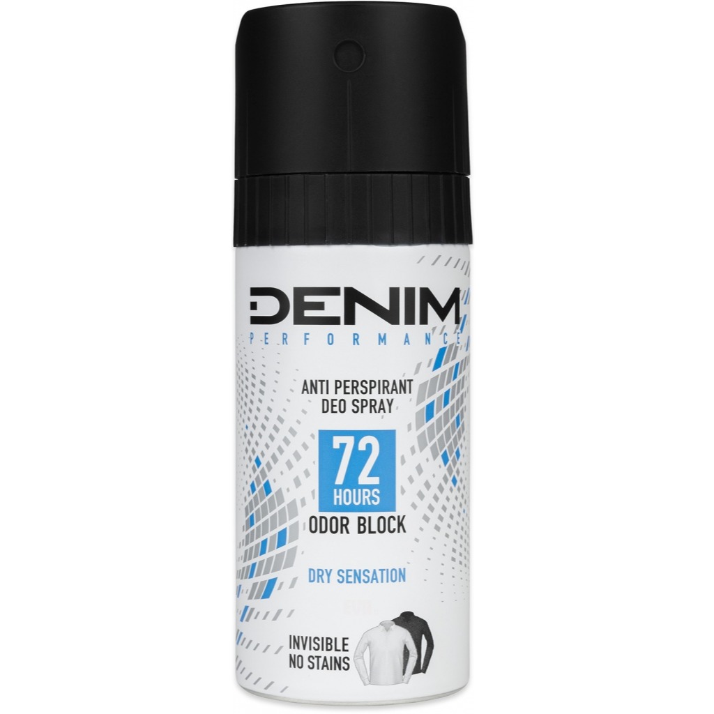 DENIM DEO SPRAY 150ML. 72 DRY SENSATION