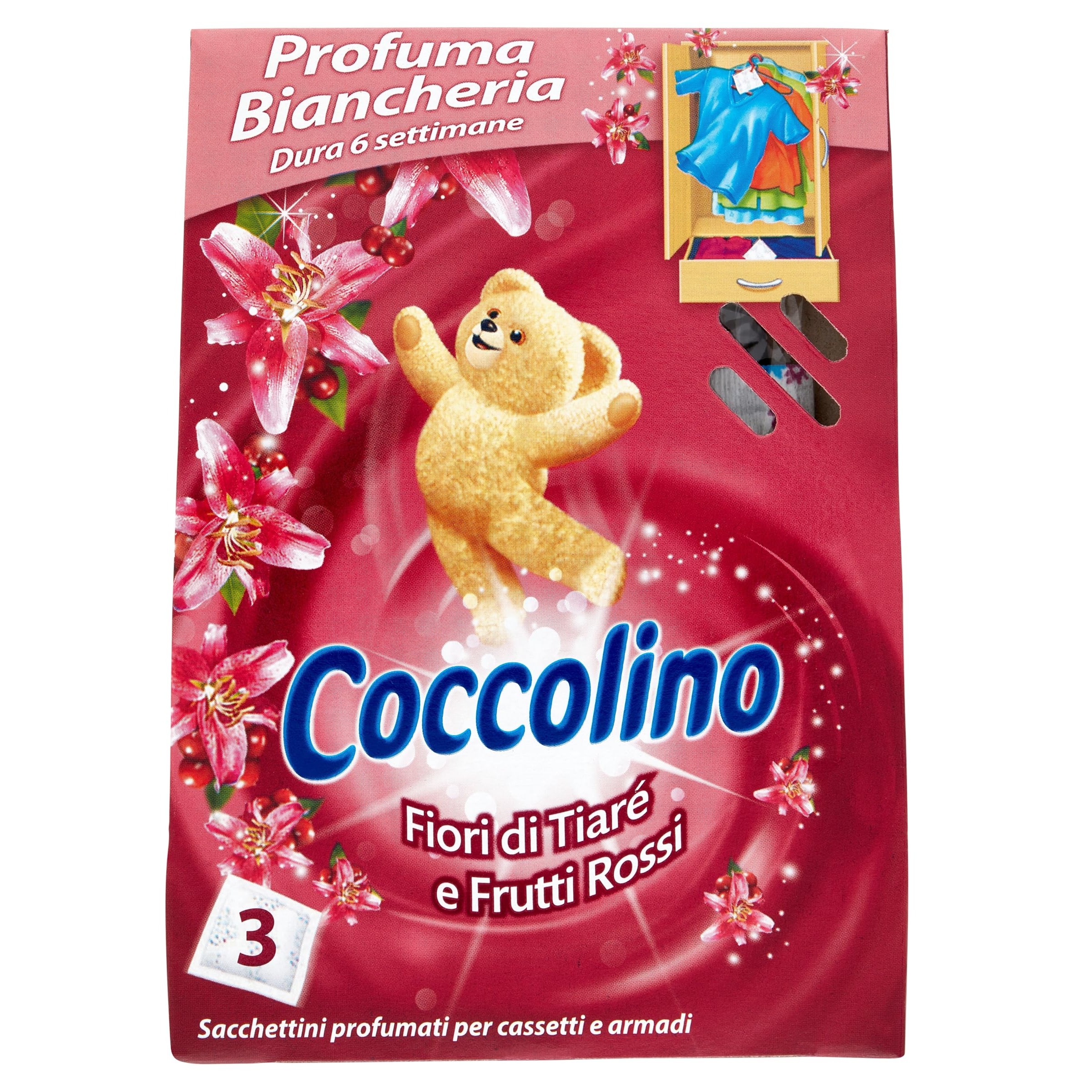 COCCOLINO PROFUMABIANCHERIA 3PZ. TIARE PROMO