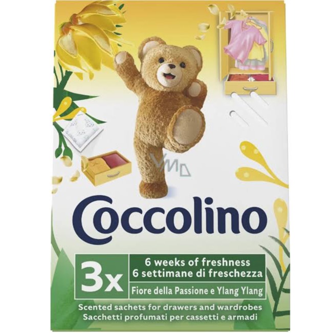 COCCOLINO PROFUMABIANCHERIA 3PZ. FIORE DELLA PASSIONE PROMO