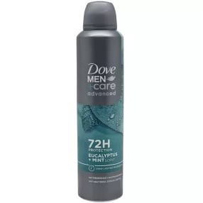 DOVE DEO SPRAY 250ML. 72H MEN CARE EUCALYPTUS PROMO