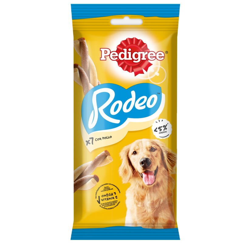 PEDIGREE RODEO SNACK 7PZ. 123GR. POLLO