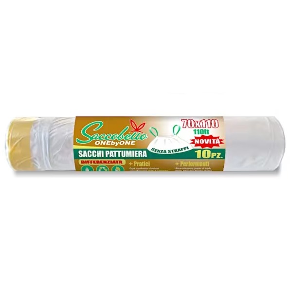 SACCOBELLO SACC. SPAZZ. 70X110 7PZ. NEUTRO