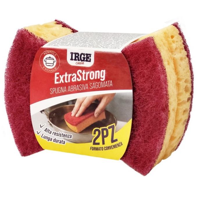 IRGE SPUGNA ABRASIVA 2PZ. EXTRA STRONG