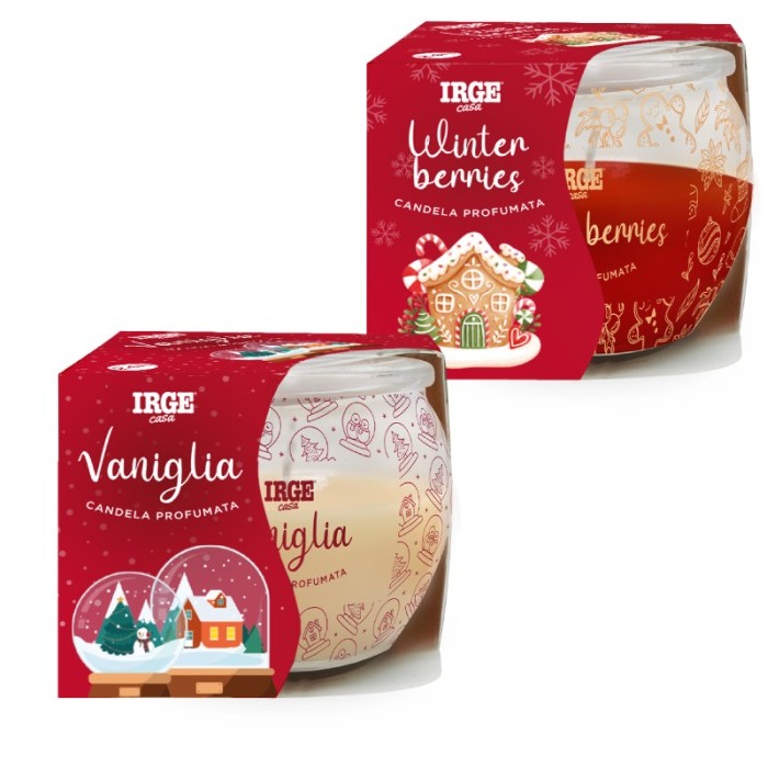 IRGE CANDELA PROF. ROTONDA 70GR. NATALE VANIGLIA