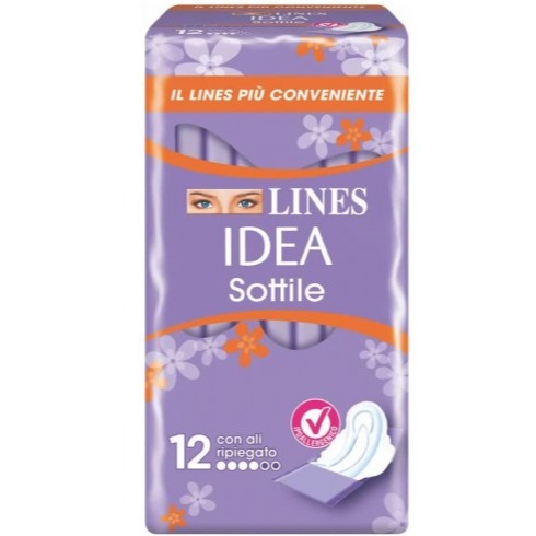LINES IDEA SOTTILE 12PZ. RIPIEGATO ALI PROMO