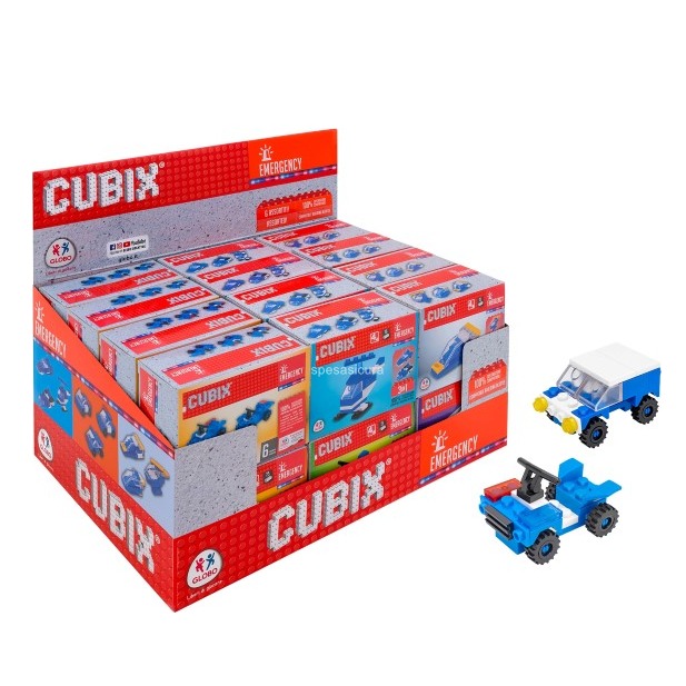 COSTRUZIONI MEZZI POLIZIA CUBIX 6ASS. 24PZ D/B