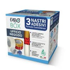 FABO BOX 3 NASTRI ADESIVI UFFICIO