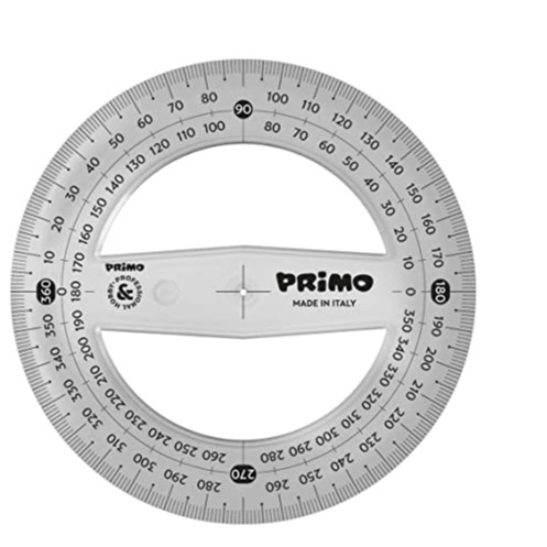 FIRST GONIOMETRO 12CM/ 360 GRADI