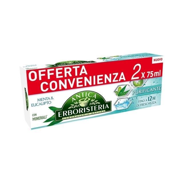 ANTICA ERB. DENT. 75ML. 2PZ. PURIFICANTE