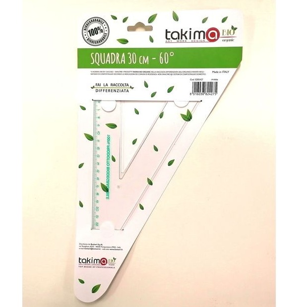 TAKIMA SQUADRA 30CM/60 GRADI