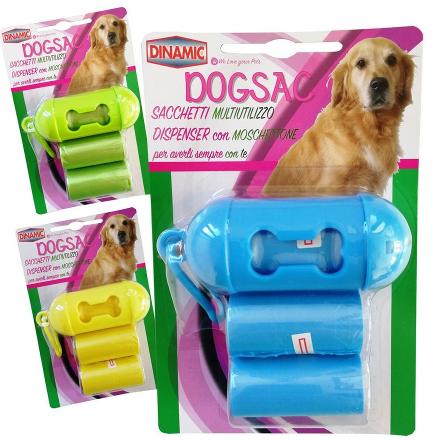 DINAMIC DOGSAC DISPENSER PIU RIC. SACCHI 22X32 20PZ. 3ROT.