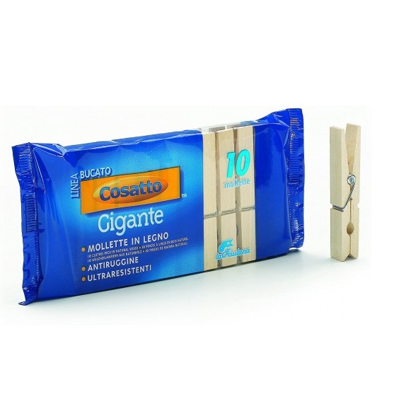 COSATTO MOLLETTE LEGNO GIGANTE 10PZ.