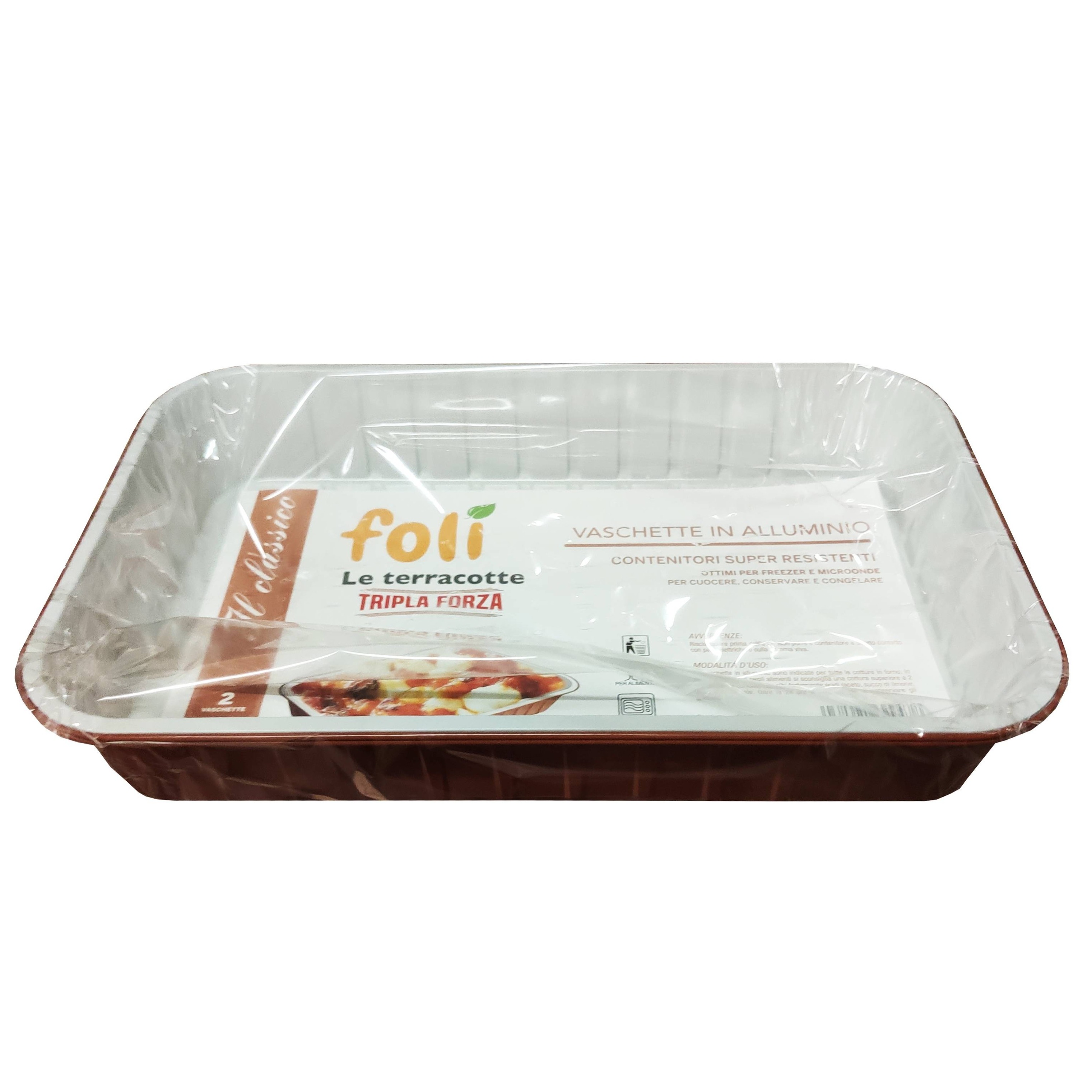 FOLI CONT ALL LACCATI MICROONDE 8 PORZ. 2PZ.