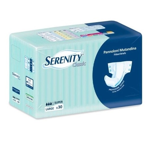 SERENITY MUTAND.SOFTDRY SUPER TG.L 30PZ.