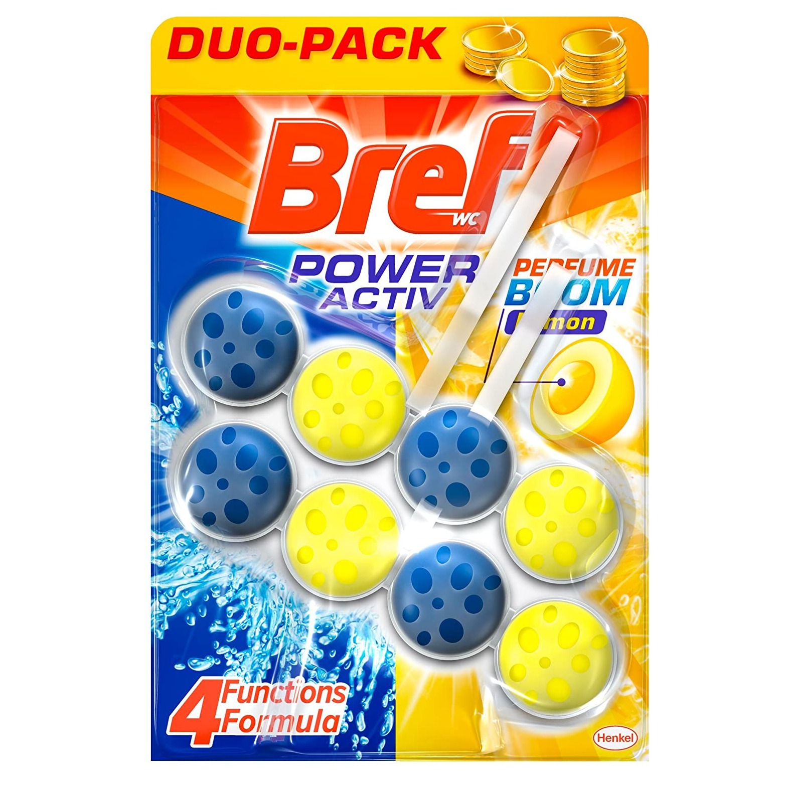 BREF WC POWER ACTIVE 50GR. 2PZ.LEMON