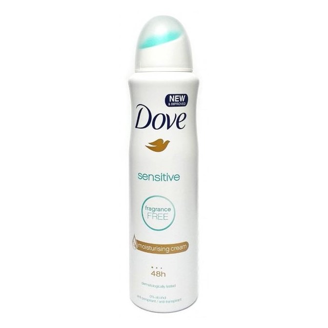 DOVE DEO SPRAY 150ML. SENSITIVE