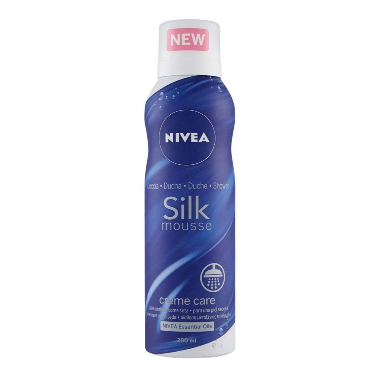 NIVEA SILK MOUSSE DOCCIA 200ML. CREME  PROMO