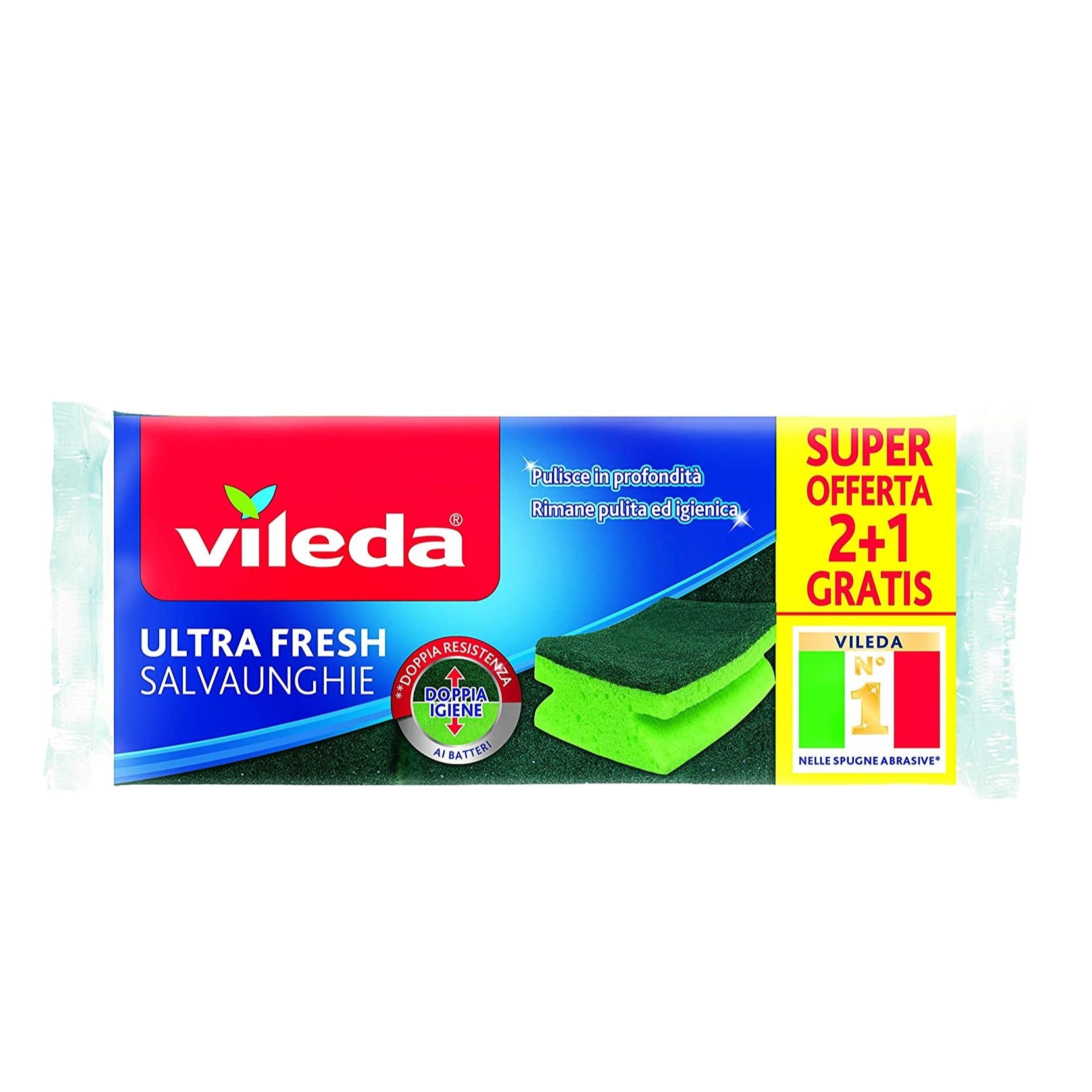 VILEDA SPUGNA ULTRAFRESH SALVAUNGHIE X3