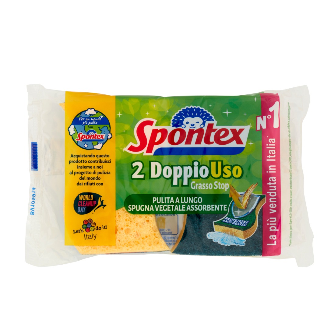 SPONTEX SPUGNA DOPPIO USO 2PZ.