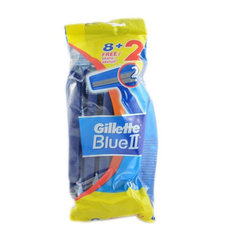 GILLETTE BLUE II 10PZ.