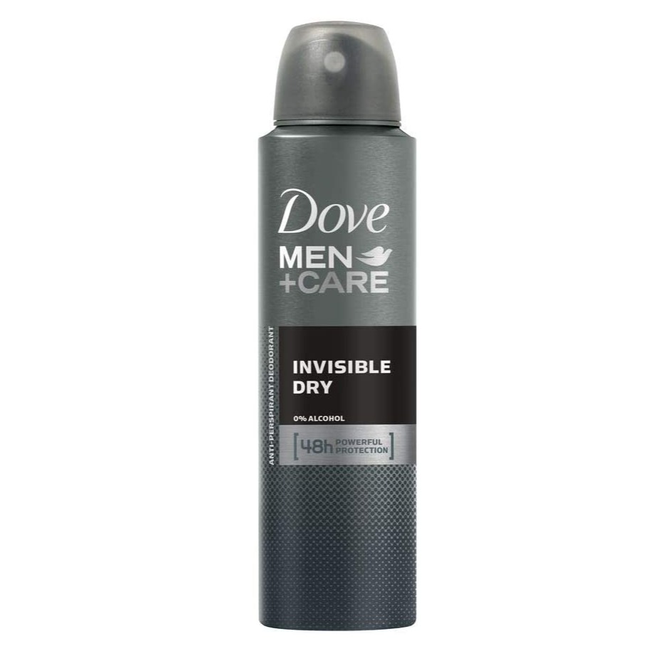 DOVE DEO SPRAY 150ML. MEN CARE INVISIBLE DRY