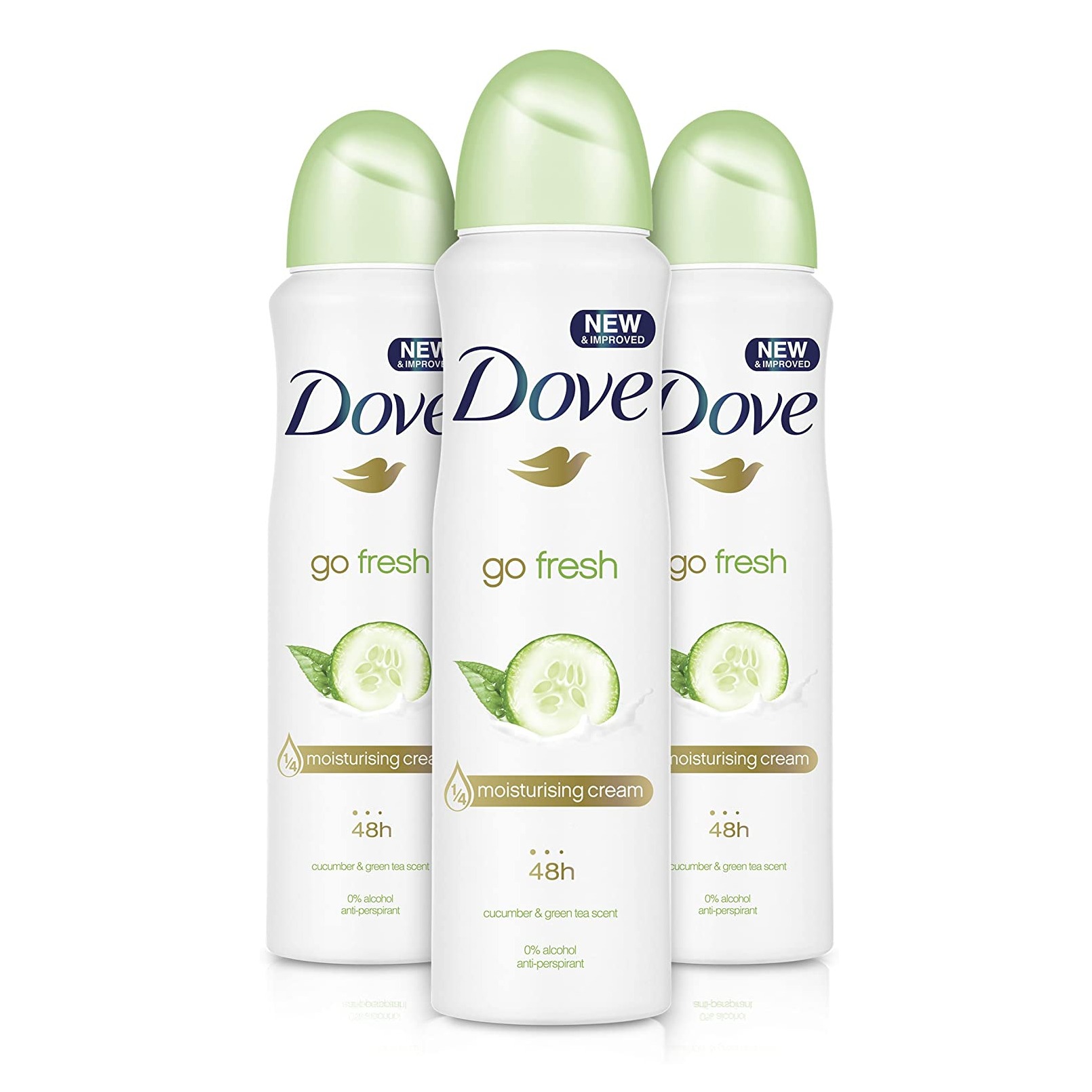 DOVE DEO SPRAY 150ML. GO FRESH CUCUMBER