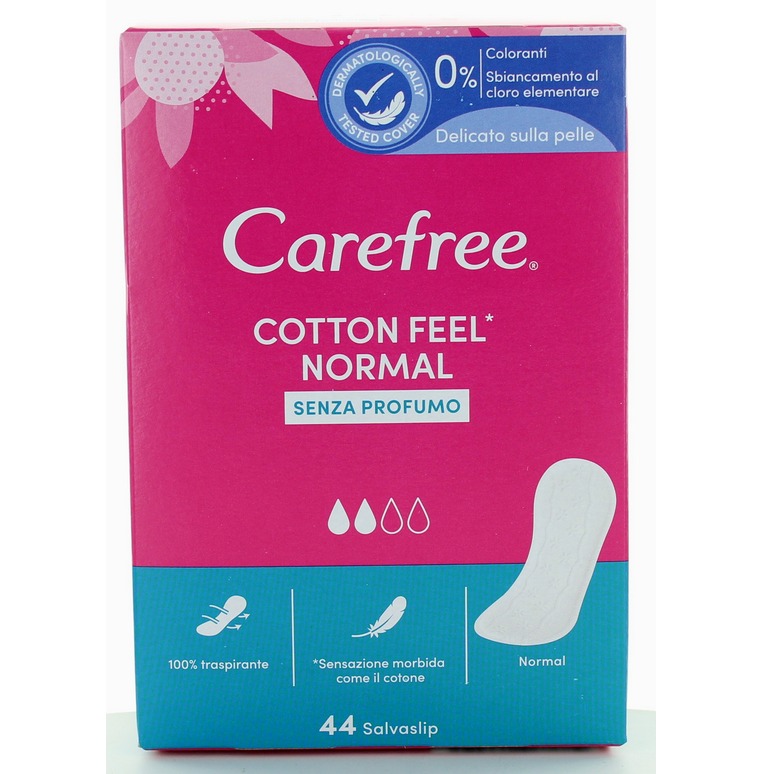 CAREFREE S/SLIP NORMAL COTTON 44PZ. RESPIRANTE