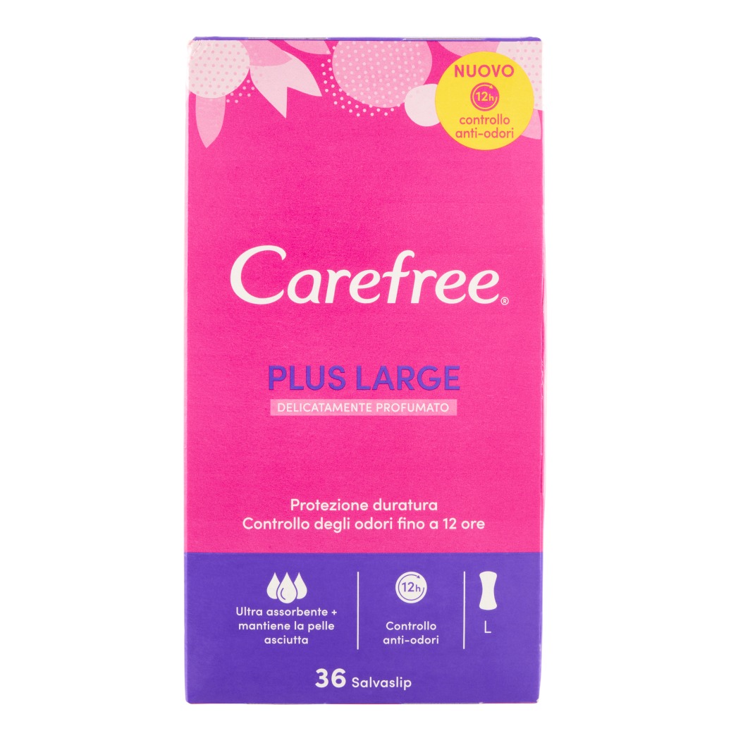 CAREFREE S/SLIP PLUS LARGE 36PZ. MAXI