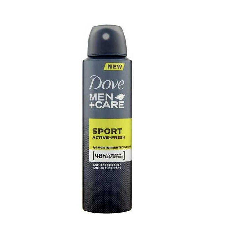 DOVE DEO SPRAY 150ML. MEN CARE SPORT ACTIVE PROMO
