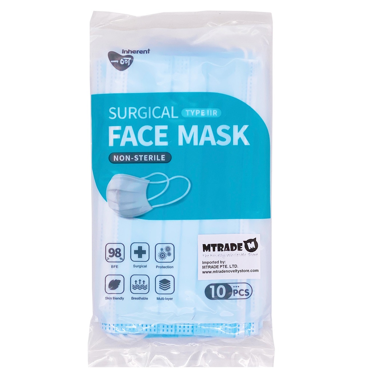 MASCHERINA FACE MASK CHIRURGICA X10