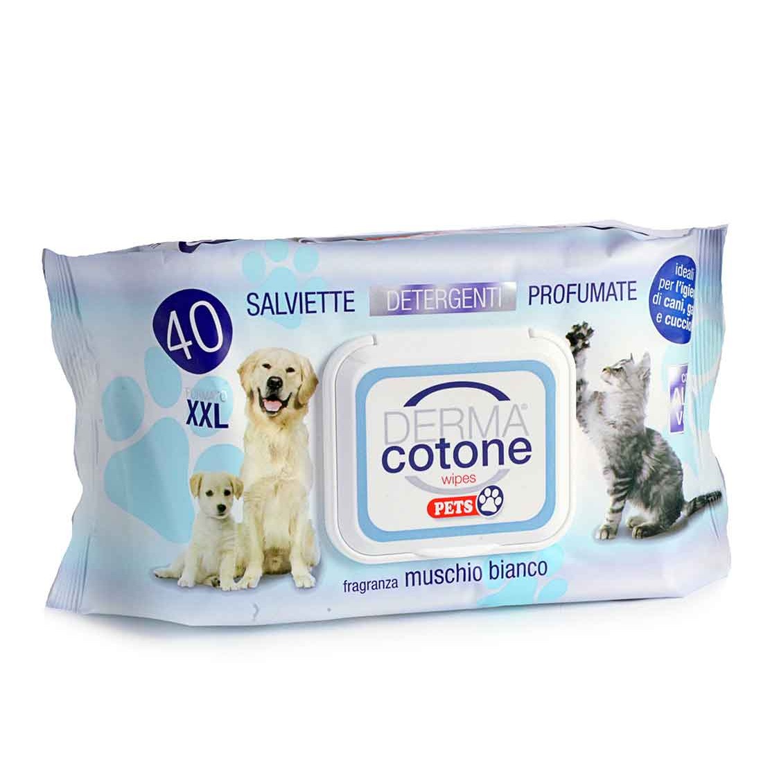 DERMACOTONE SALV. PETS 40PZ. MUSCHIO BIANCO PROMO