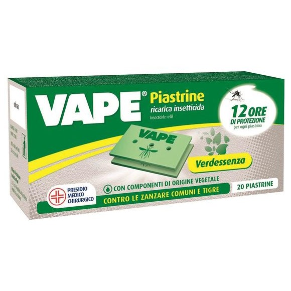 VAPE PIASTRINE 20PZ. VERDI PROMO
