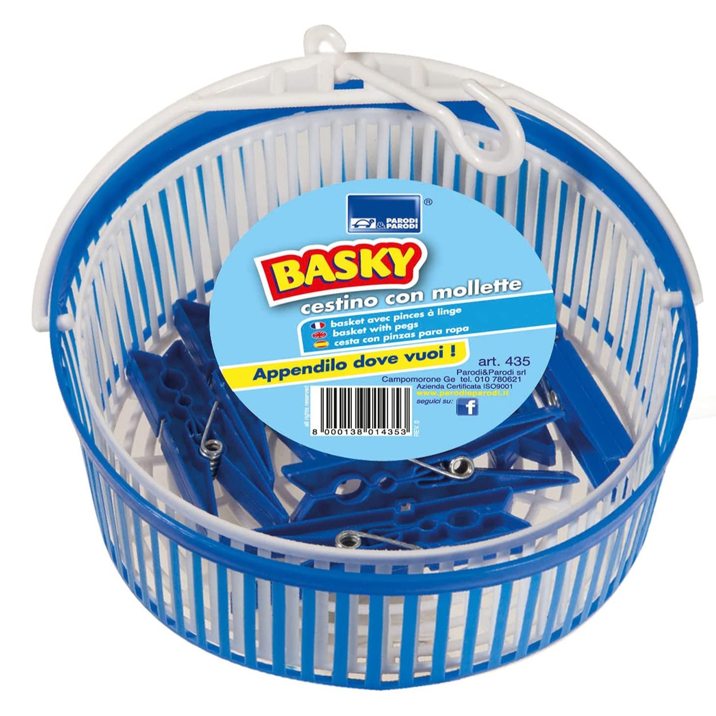 BASKY CESTINO CON MOLLETTE