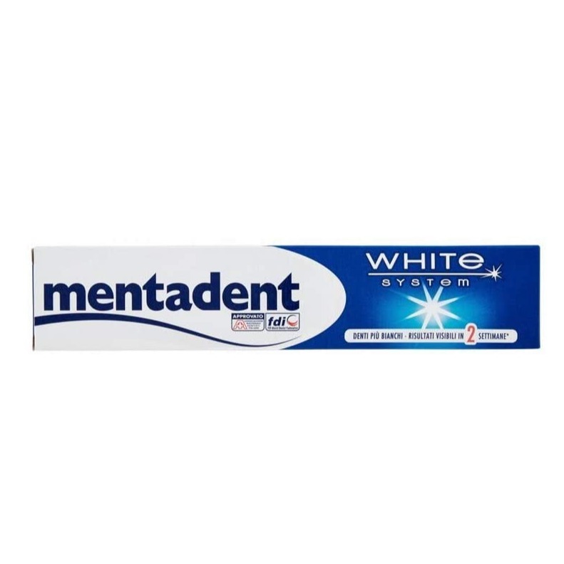 MENTADENT DENT. 75 25ML. WHITE SYSTEM PROMO
