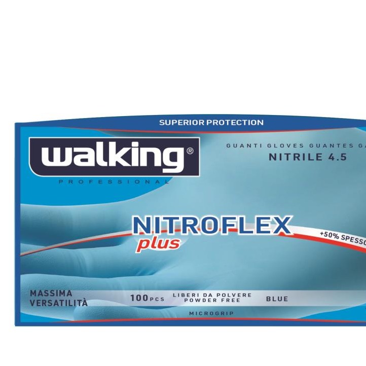 WALKING GUANTI NITROFLEX PLUS TG. XL 100PZ.