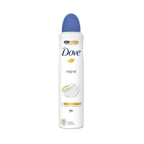 DOVE DEO SPRAY 150ML. ORIGINAL PROMO