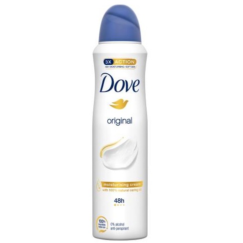 DOVE DEO SPRAY 150ML. ORIGINAL