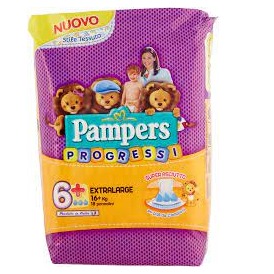 PAMPERS PANN. PROGRESSI 6MIS. 18PZ.