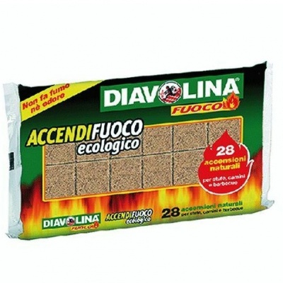 DIAVOLINA ACCENDIFUOCO ECOLOGICA 28PZ.