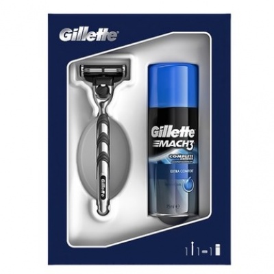 GILLETTE MACH3 1 RASOIO PIU 2RIC. GEL 75ML