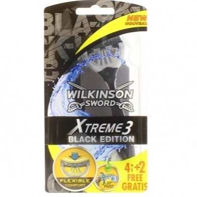 WILKINSON XTREME3 4 2PZ. ACTIVE BLACK
