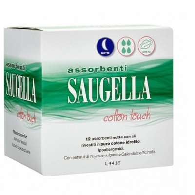 SAUGELLA ASS. COTTON TOUCH 12PZ. NOTTE PROMO