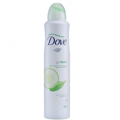 DOVE DEO SPRAY 250ML. GO FRESH CUCUMBER