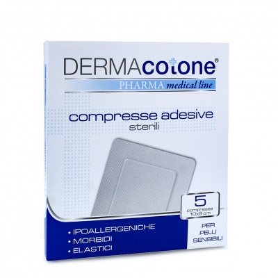 DERMACOTONE COMPRESSE STERILI 8X10 5PZ.