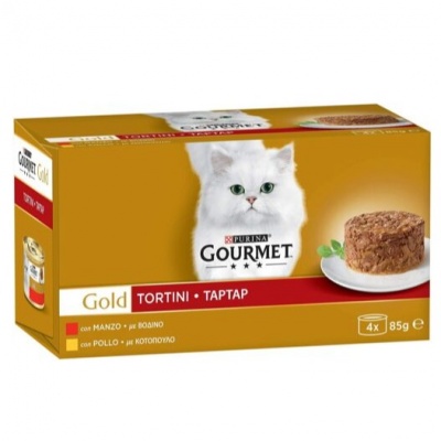 GOURMET GOLD TORTINI 4X85GR. CARNE PROMO